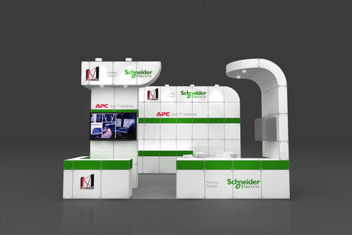 월드IT쇼 2022에 마련된 슈나이더 일렉트릭 부스