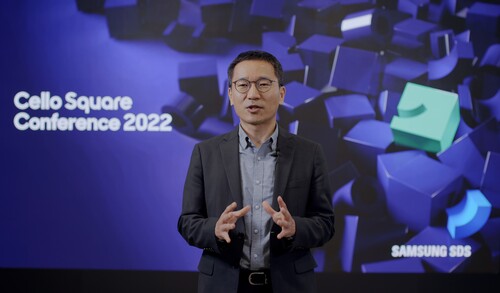 오구일 삼성SDS 물류사업부장이 첼로 스퀘어 컨퍼런스에서 중국을 시작으로 글로벌 진출 계획을 밝혔다(사진=삼성SDS).