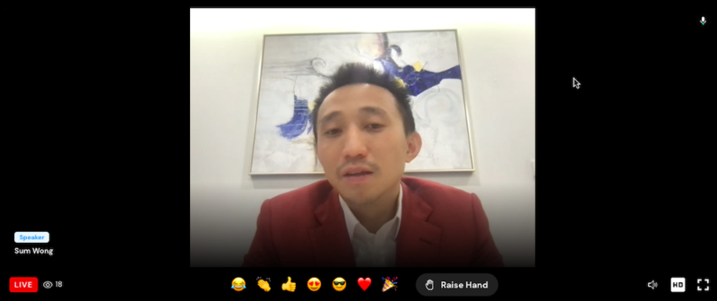 이벤트엑스의 섬 웡(Sum Wong) CEO