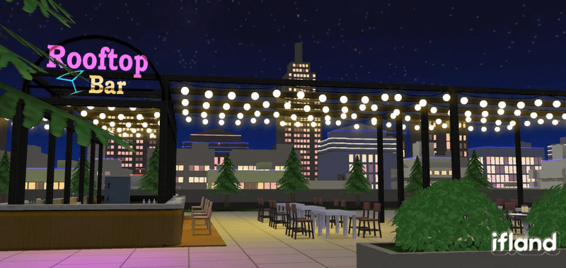 SKT의 소셜 메타법스 서비스 '이프랜드'