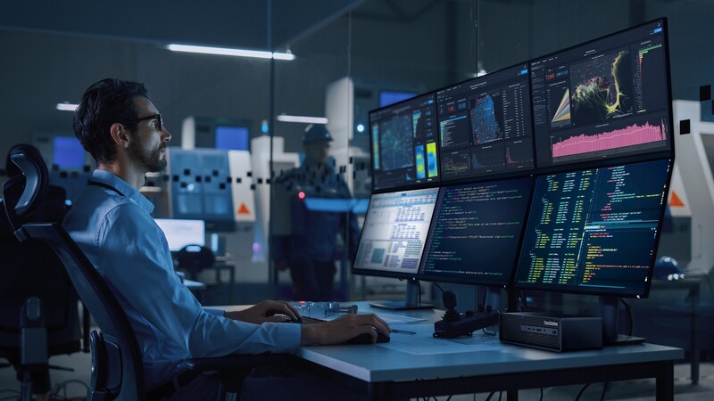 ▲씽크스테이션 P360 울트라(우측 하단)