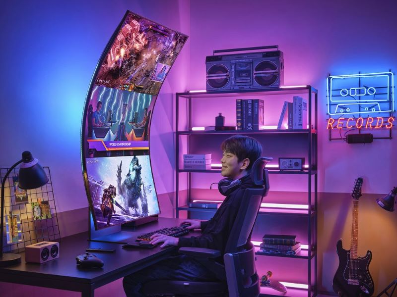 삼성전자의 차세대 게이밍 스크린 '오디세이 아크'