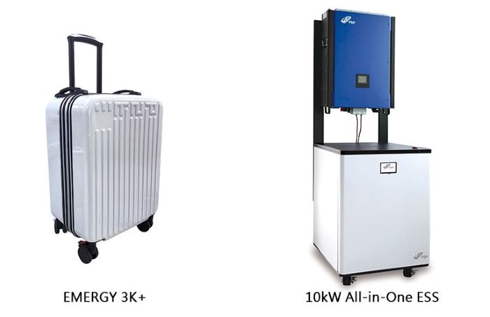 FSP 그룹이 개발한 이동형 EMERGY 3K+ 에너지 저장 시스템, 10kW의 올인원 에너지 저장 시스템