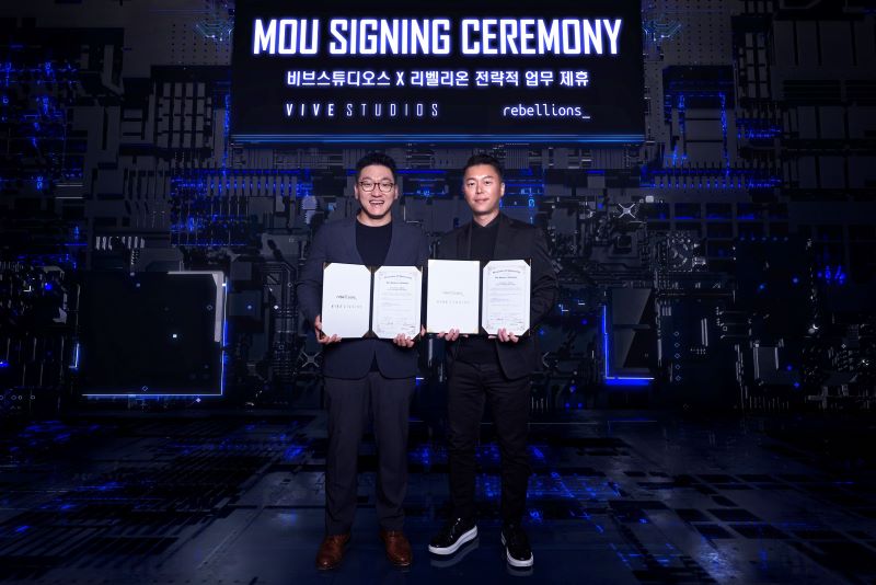 비브스튜디오스와 리벨리온이 AI 기반의 메타버스 콘텐츠 사업을 위한 생성형 AI 공동 개발 업무 협약을 체결했다