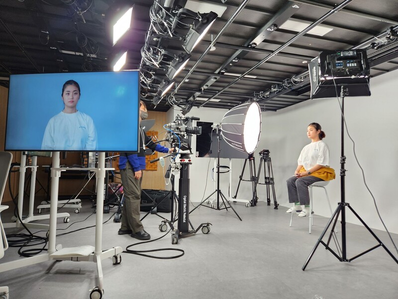 AI 버추얼 휴먼 제작용 고품질 데이터 확보를 위해 이스트소프트가 구축한 전용 스튜디오