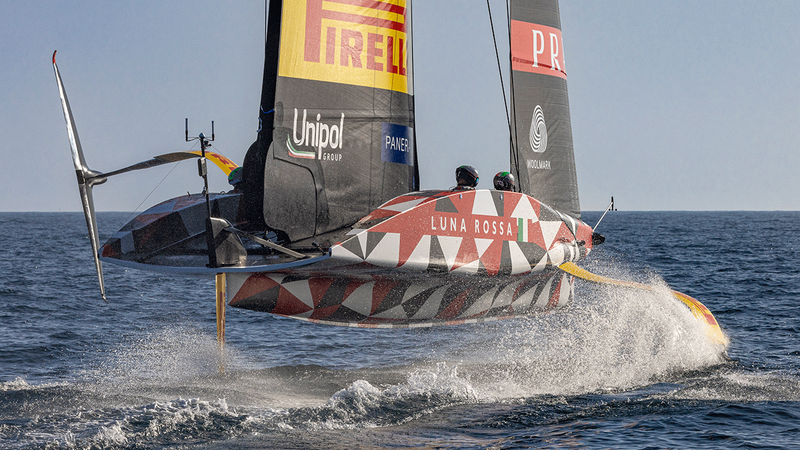 루나 로사 프라다 피렐리는 지멘스 서비스형 엑셀러레이터(XaaS)를 통해 아메리카 컵 대회 요트에 최적화된 익스트림 세일링 선박 개발을 가속화한다. [사진=루나 로사 프라다 피렐리]