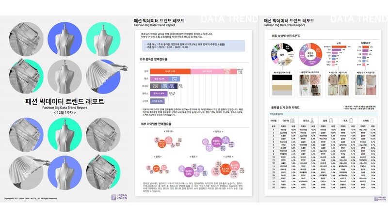 K패션 스타일 빅데이터 센터 내 구축된 데이터들은 KDX한국데이터거래소에서 확인할 수 있다.
