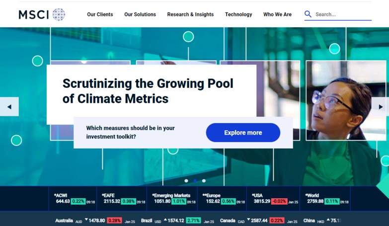 MSCI는 구글 클라우드 와 클라우드 네이티브 투자 데이터 획득 및 개발 플랫폼을 구축하는 전략적 제휴를 맺었다고 26일 발표했다.