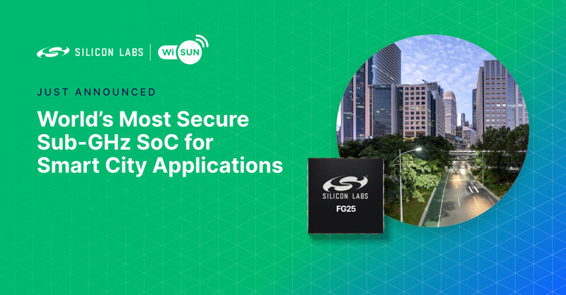 실리콘랩스가 원거리 전송용으로 대용량 내장 메모리와 보안 기능 갖춘 서브-GHz SoC 출시했다고 16일 밝혔다.