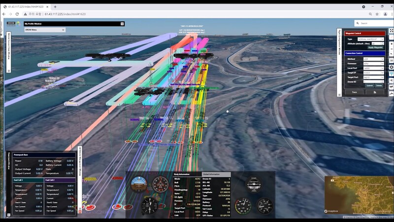 5G기반 3D 드론 관제(자료제공: ETRI)