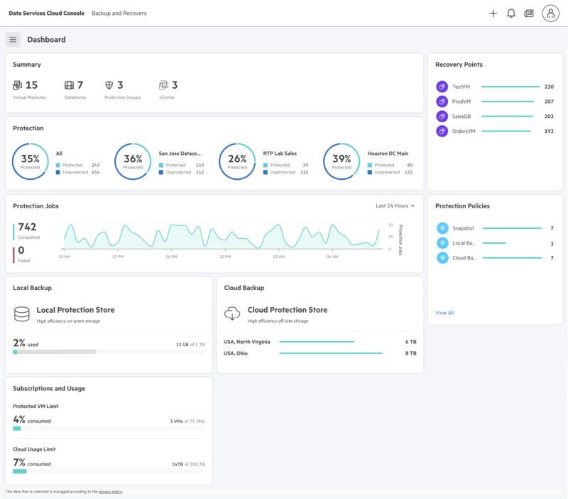 HPE 백업 및 복구 서비스