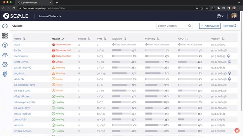 스케일 컴퓨팅이 출시한 보안이 강화된 에지 컴퓨팅 관리 솔루션 '스케일 컴퓨팅 플릿 매니저'