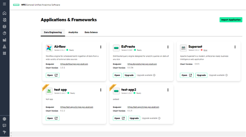 HPE 에즈메랄 통합 데이터분석 소프트웨어