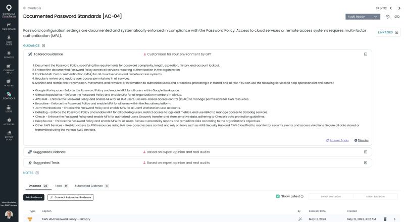 트러스트레오가 출시한 AI 기반의 컴플라이언스 준수를 위한 CaaS 테일로드 가이던스