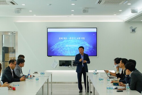 발표중인 최용호 틸론 사장(자료제공= 틸론)