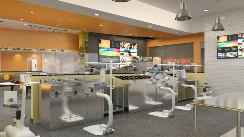 TNI가 설계한 레스토랑 로봇