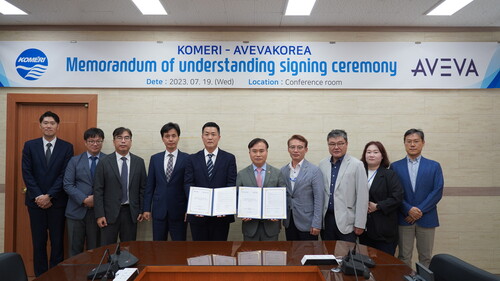  한국조선해양기자재연구원과 아비바는 디지털 역량 강화를 위해 협력하기로 했다.