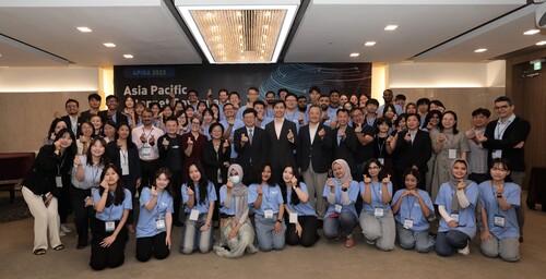 제7회 아·태지역 인터넷거버넌스 아카데미 개회식 기념 사진