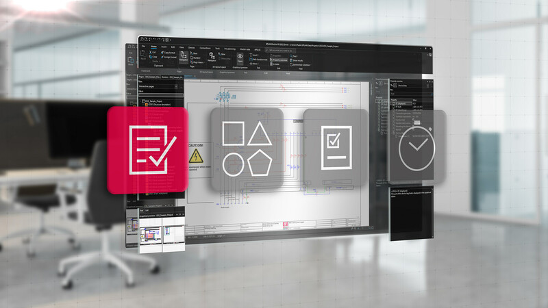 EPLAN 엔지니어링 스탠다드는 표준화된 데이터와 프로세스를 기반으로 프로젝트를 매우 단순하고 효율적으로 진행할 수 있도록 해준다. (자료제공=EPLAN)