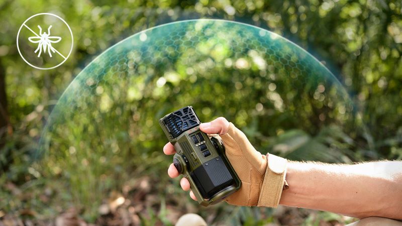 매우 넓은 범위 및 강렬한 야외 열 활성화 모기 구충제 역할도 하는 흥듀안 이보 레펠