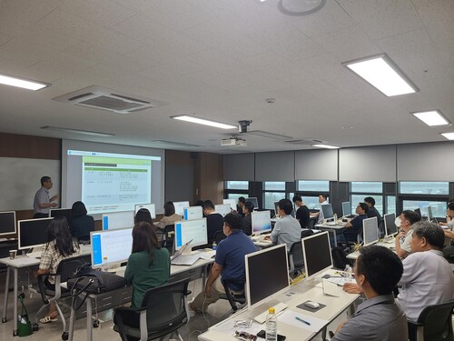 쿤텍 ESG 아카데미에서 진행된 기업의 탄소중립 대응 교육