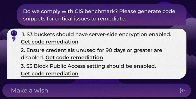 클라우드 보안 질문에 대한 즉각적이고 정확한 답변과 해결, 시간 소모적인 수동 검색 제거 등의 기능을 제공한다. (자료제공=솔보)