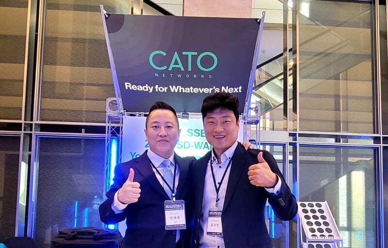 안세준 케이토 네트웍스 코리아 지사장(좌)과 김지민 케이토 네트웍스 APJ 수석(우)