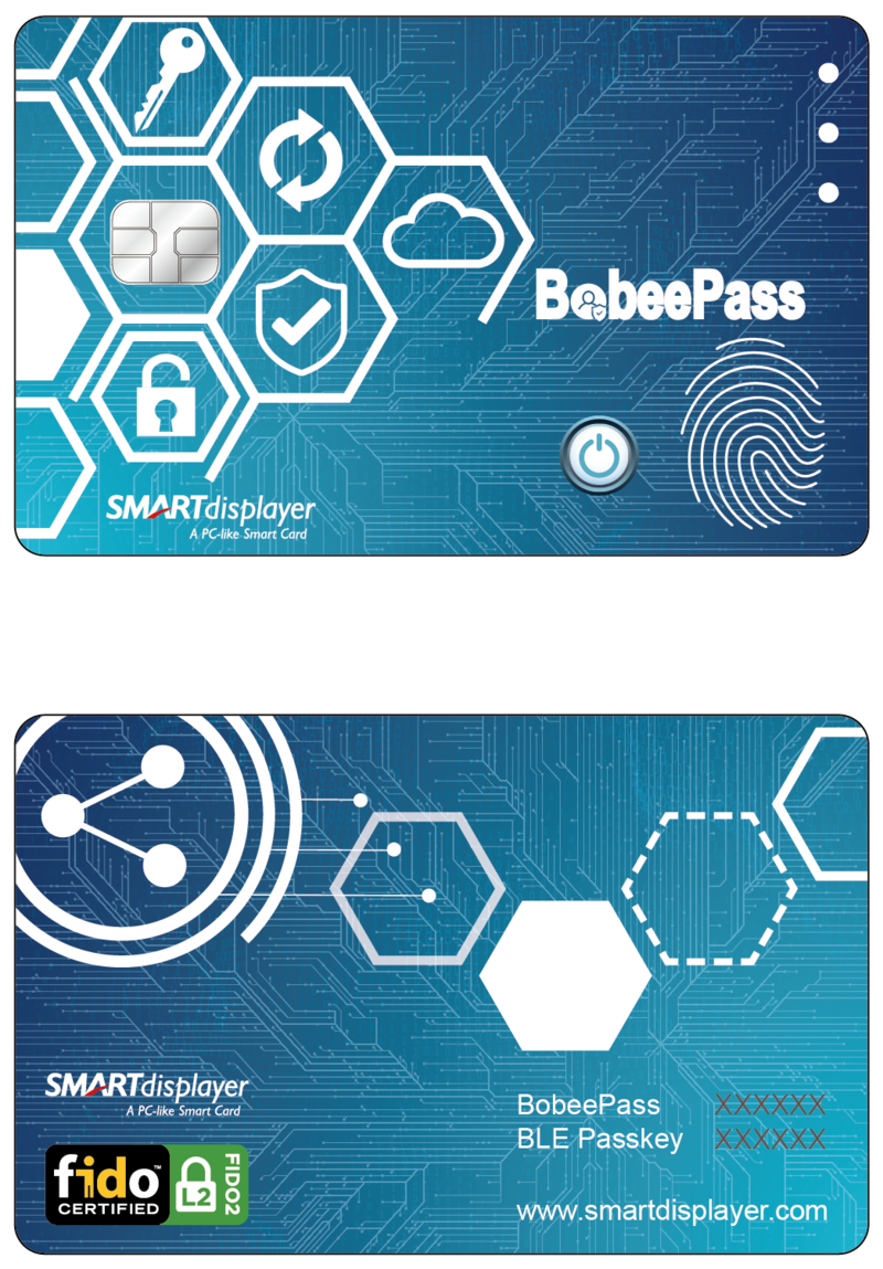 보비패스 FIDO 2세대 카드 (자료 제공=스마트디스플레이어 타이완)