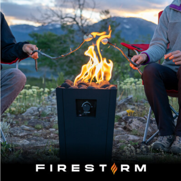 파이어스톰은 아름다운 자연 화염, 비교할 수 없는 연료 효율성 및 주목할만한 안전 기능을 갖춘 청정 연소 프로판을 사용하여 장작 화덕보다 배출량을 99% 줄인다.