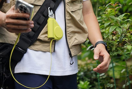 엠카오스의 웨어러블 EDC 보조 배터리 (자료 제공=엠카오스)