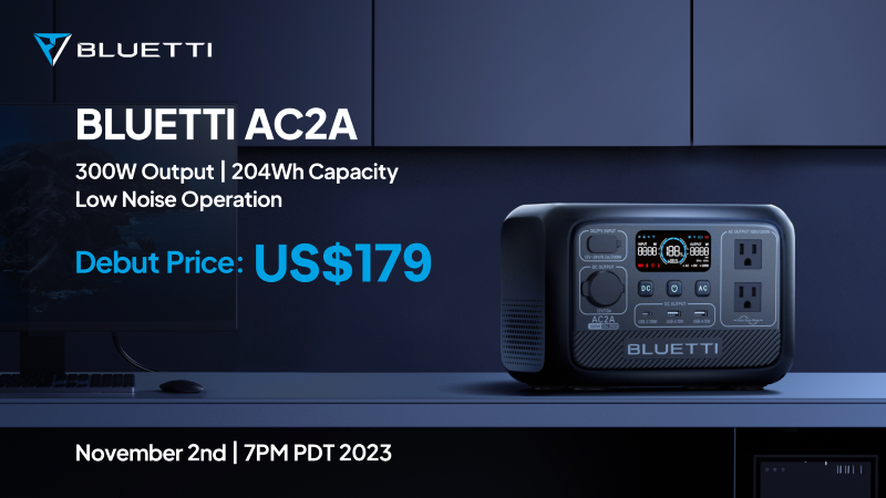 가볍고 충전 속도가 빠른 휴대용 발전기 블루티 AC2A