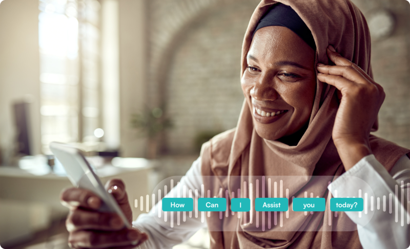 IVR 시스템으로 소통하는 고객 (자료 제공=뉴럴이스페이스)