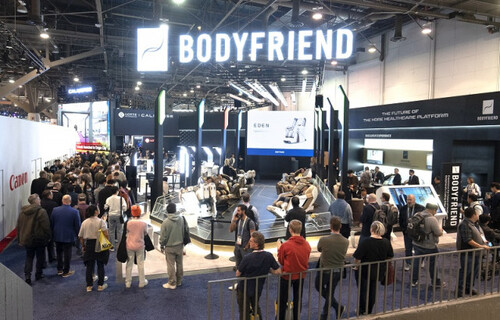 CES 2024 바디프렌즈 부스 전경