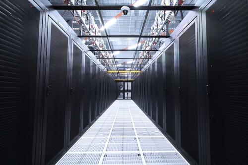 서울 상암 DMC 디지털 리얼티 ICN10 데이터센터에 위치한 카카오뱅크 AI 센터 시설