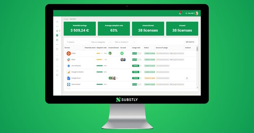 SaaS 사용량을 관리하는 서브스틀리의 검색 엔진