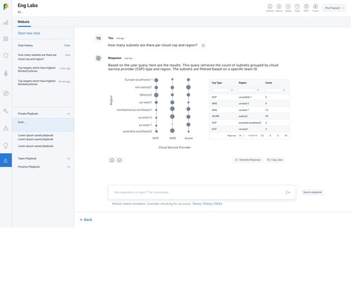 프로시모의 네뷸라 어시스턴트는 자연어를 사용해 예측 추천을 제공하고 운영의 우수성을 위한 근본 원인 분석을 가속화한다. (자료 제공=프로시모)