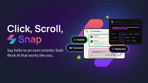 스윗테크놀로지스가 출시한 워크 AI ‘스냅’