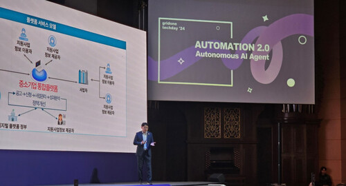 유큐브가 중소벤처기업부 통합플랫폼 ISP에 맞춤형 공고 검색을 지원하는 AI 비서 서비스 사업의 실증 진행 성과 사례를 발표했다.