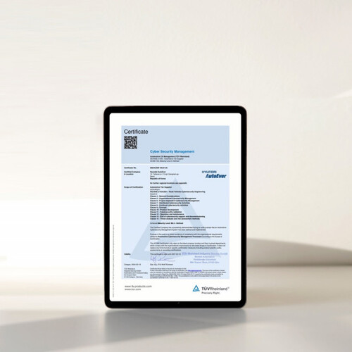 차량 사이버보안 국제표준 CSMS 레벨3 인증서
