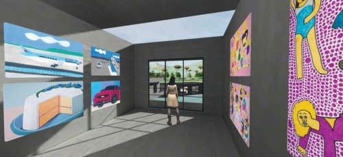 토탈미술관 안성 분관을 재현한 ‘메타 토탈-안성’