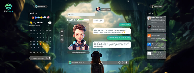 플립정글랩이 언어향상교육 혁신을 위한 AI 영상 통화 기능을 출시했다.