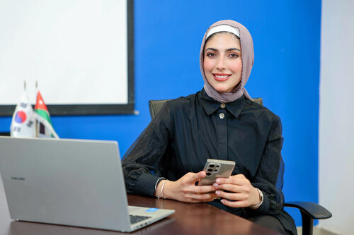 삼성리서치 요르단 연구소(SRJO)의 갤럭시 AI 언어 개발 담당자 아야 하산