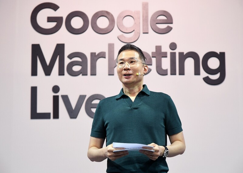 연설중인 김경훈 구글 지사장