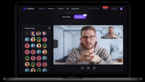 아쿨의 스트리밍 아바타 기능을 사용하면 사용자가 개인화된 아바타를 만들고 상호 작용할 수 있다.