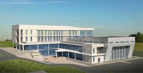 ‘K-사이버 훈련원’ 조감도(좌후면 교육장, 우전면 훈련장)