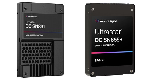 ‘울트라스타 DC SN861’와 ‘울트라스타 DC SN655+’ 제품 예시