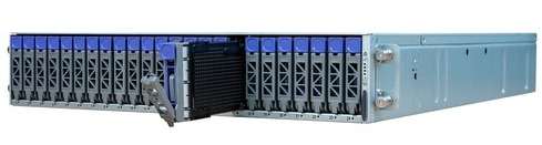 스토리지 플랫폼 '오픈플렉스 데이터24 4200 NVME-oF' 제품 예시