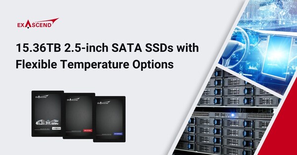 엑사센드 SATA 2.5인치 SSD 제품군 예시