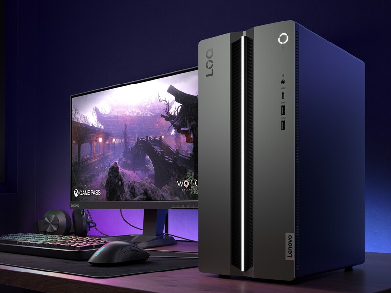 레노버의 게이밍 데스크톱 ‘로크 타워17IRR9’ 제품 예시
