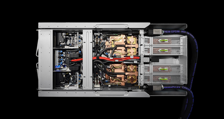 ㅓ엔비디아의 멀티 노드 솔루션 'GB200 NVL72' 예시